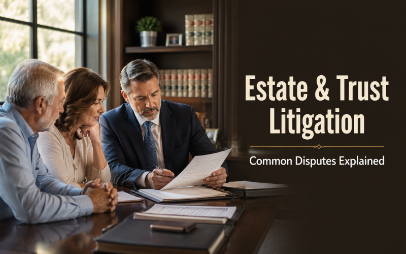 Estate and Trust Litigation Explained: Common Disputes, Legal Issues, and Your Rights