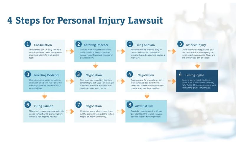 The 10 Steps of a Personal Injury Lawsuit Explained